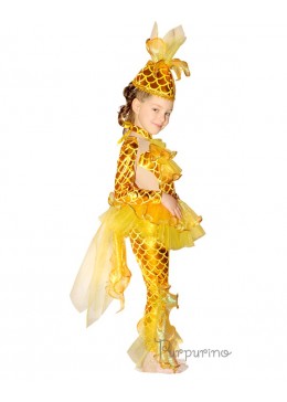 Purpurino костюм Золотая рыбка для девочки 652